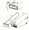 MTD Accessories Grass catcher 110 - for side discharge OEM-190-110 (1999) Listas de piezas de repuesto y dibujos Grass box