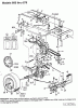 Fleurelle AM 1201 13BH663G619 (2000) Listas de piezas de repuesto y dibujos Drive system, Engine pulley, Pedal