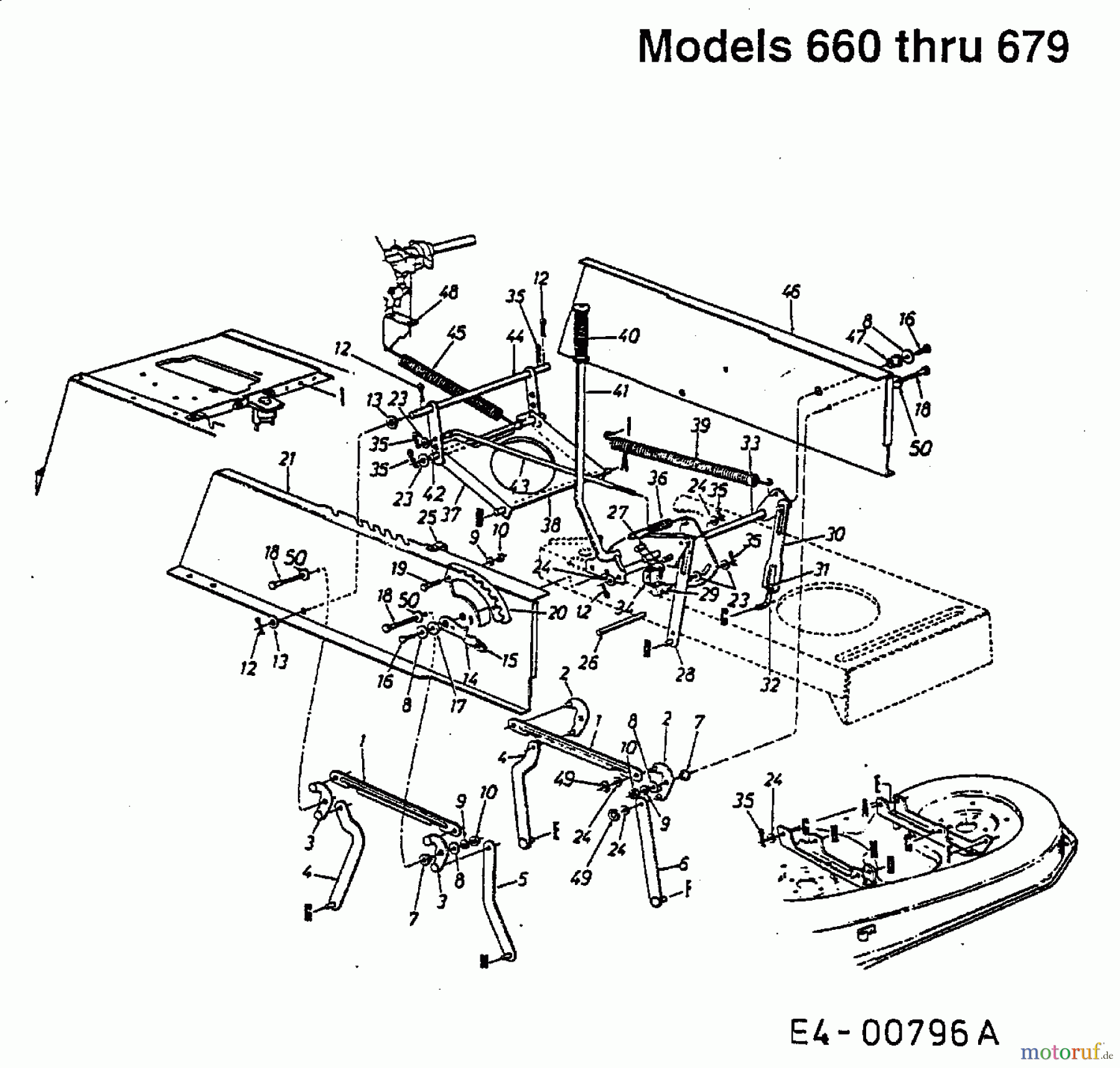  White Lawn tractors LT 180 13AT673H680  (2000) Deck lift