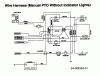 MTD EH/130 13AA795N678 (1997) Listas de piezas de repuesto y dibujos Wiring diagram without indicator lights