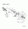 MTD 202 24A-202H678 (2009) Listas de piezas de repuesto y dibujos Drive system, Wheels