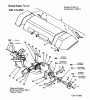 MTD Accessories Rotary tiller 70cm for G 900 H 596-100-690 (2005) Listas de piezas de repuesto y dibujos Gearbox, Tines