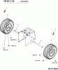 Yard-Man YM 8413 DE 31AV9Q3I643 (2006) Listas de piezas de repuesto y dibujos Wheels