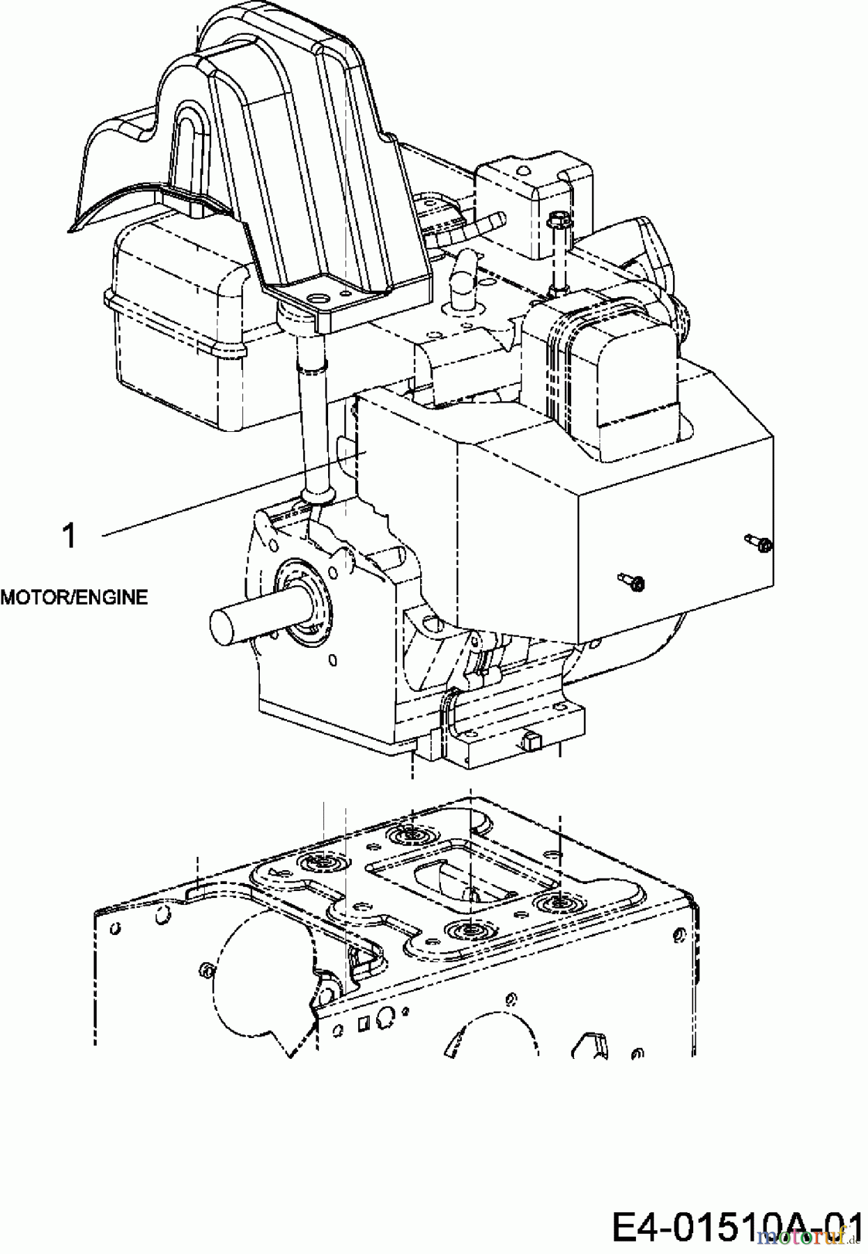  Troy-Bilt Snow throwers POLAR 8066 31AV66LN609  (2007) Engine