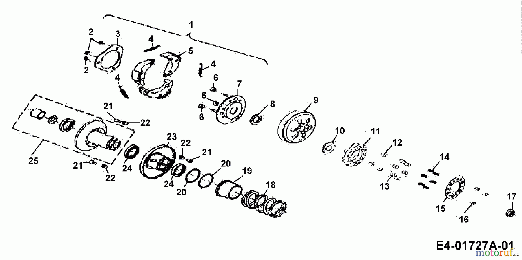  Cub Cadet Quads SS 230 36AA135R603  (2006) Clutch