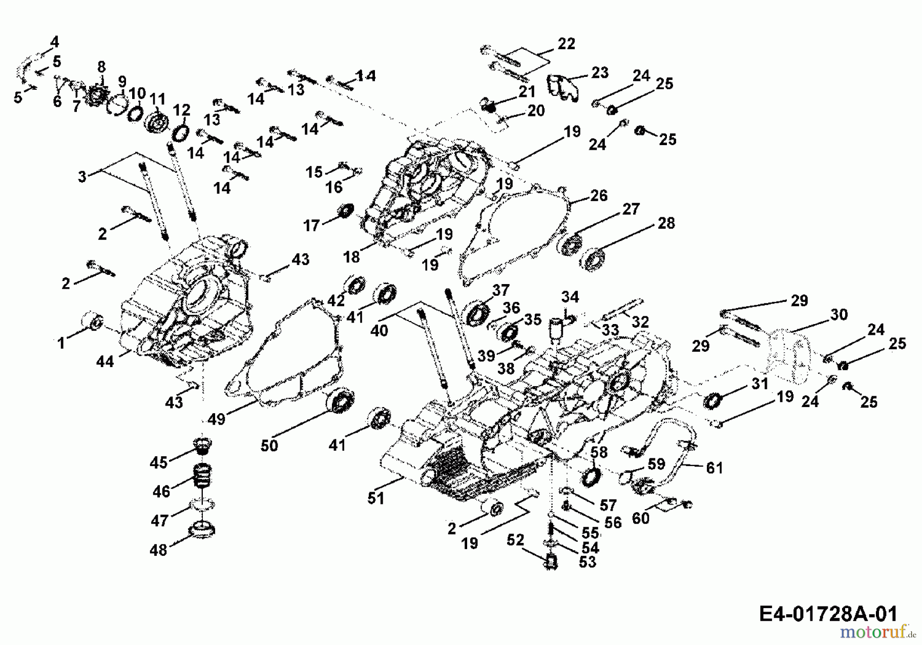  Cub Cadet Quads SS 230 36AA135O603  (2006) Crankcase