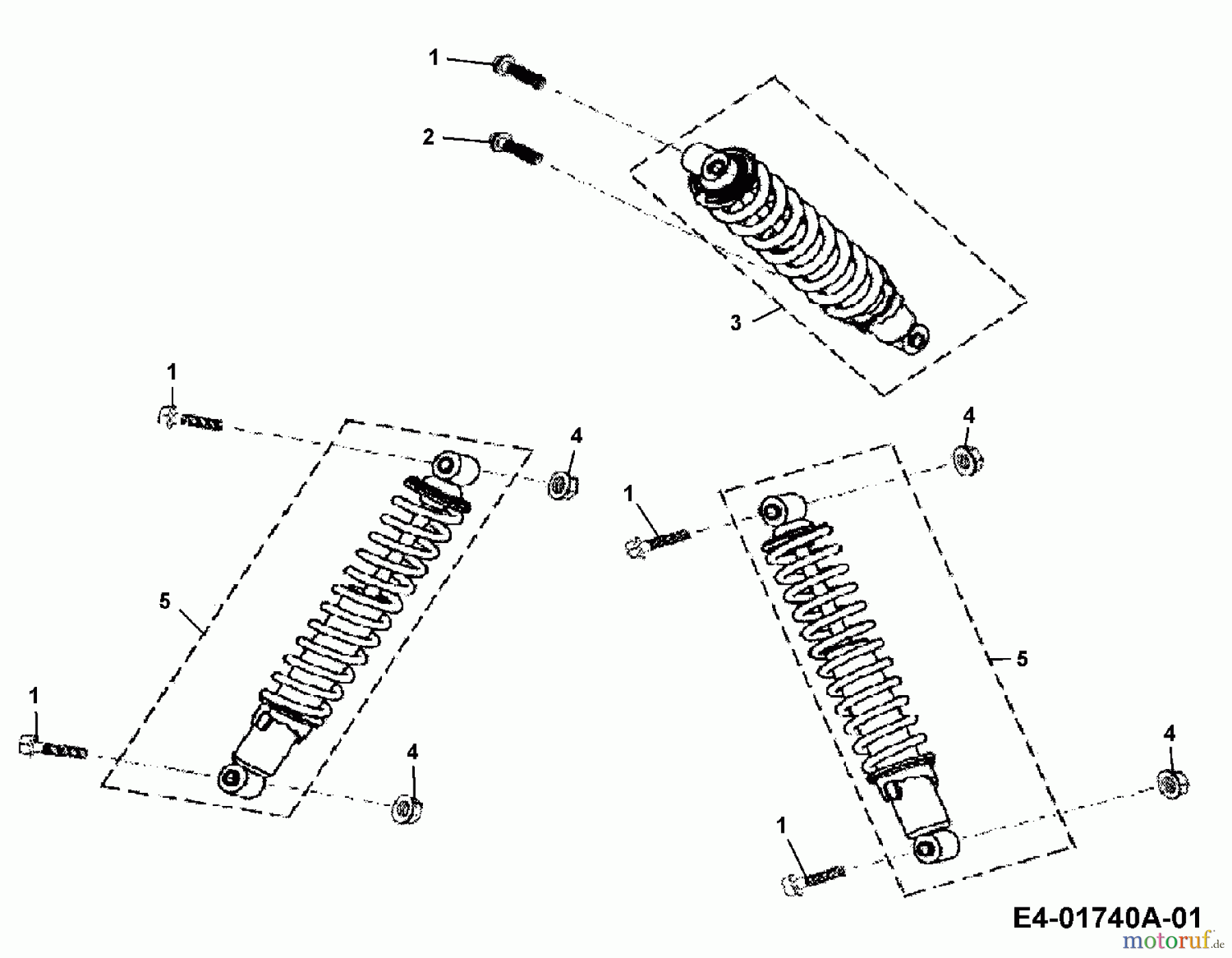  Cub Cadet Quads SS 230 36AA135O603  (2006) Suspension