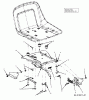 Cub Cadet RZT 50 17AA5D7P603 (2006) Listas de piezas de repuesto y dibujos Seat, Seat bracket