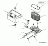 Cub Cadet RZT 50 17AA5D7P603 (2006) Listas de piezas de repuesto y dibujos Air cleaner