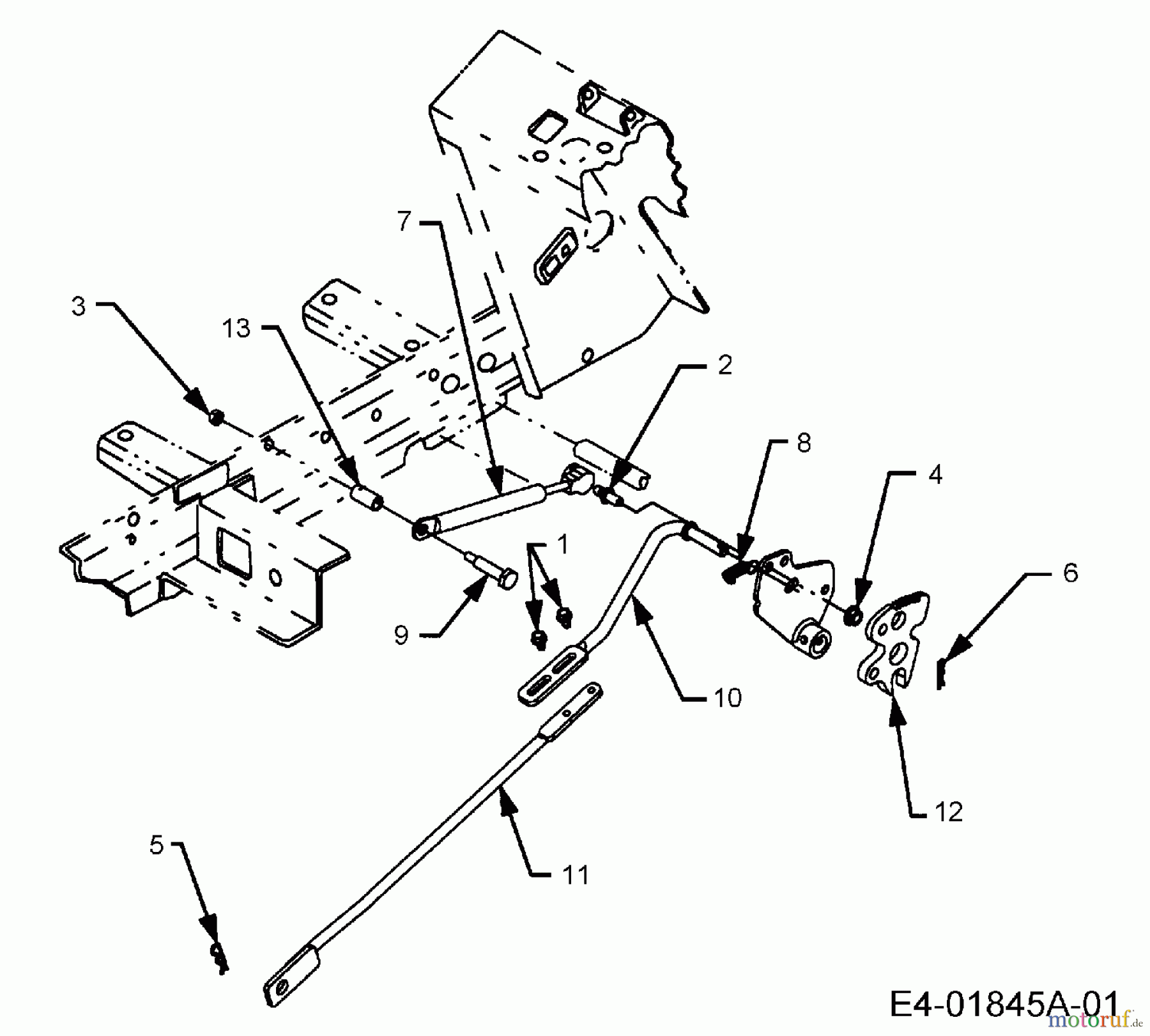  Cub Cadet Lawn tractors HDS 2205 13A-2D7-603  (2006) Drive control forwards and backwards