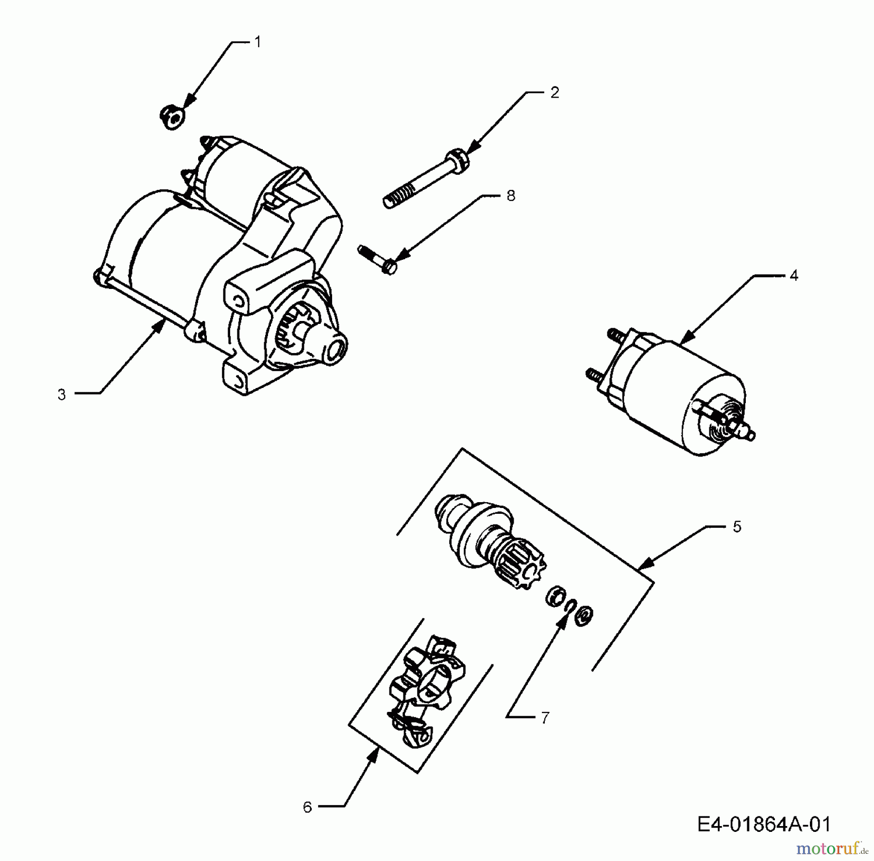  Cub Cadet Lawn tractors HDS 2205 13A-2D7-603  (2006) Electric starter