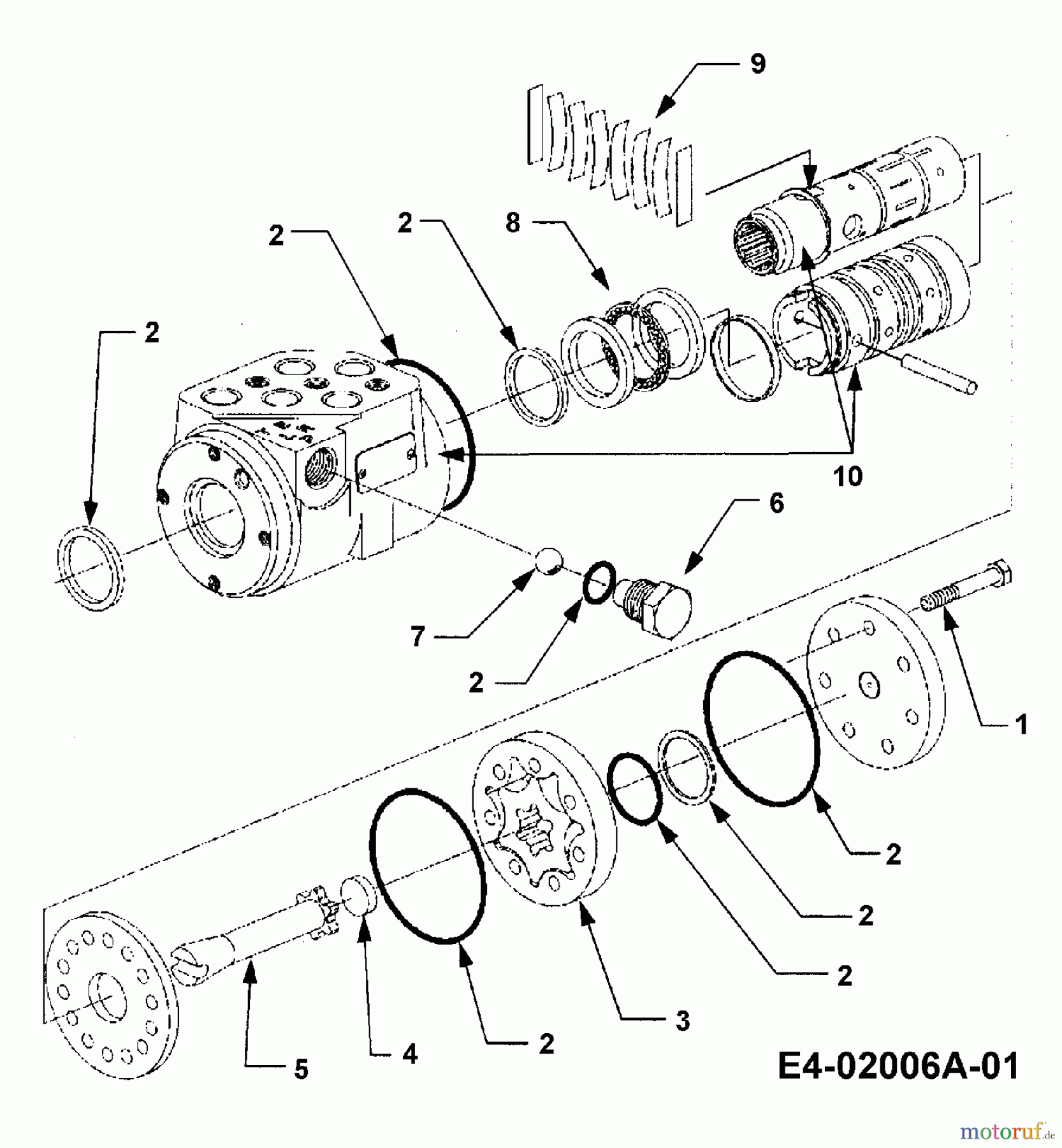  Cub Cadet Garden tractors HDS 3200 14B-646-603  (2000) Hydraulic pump steering