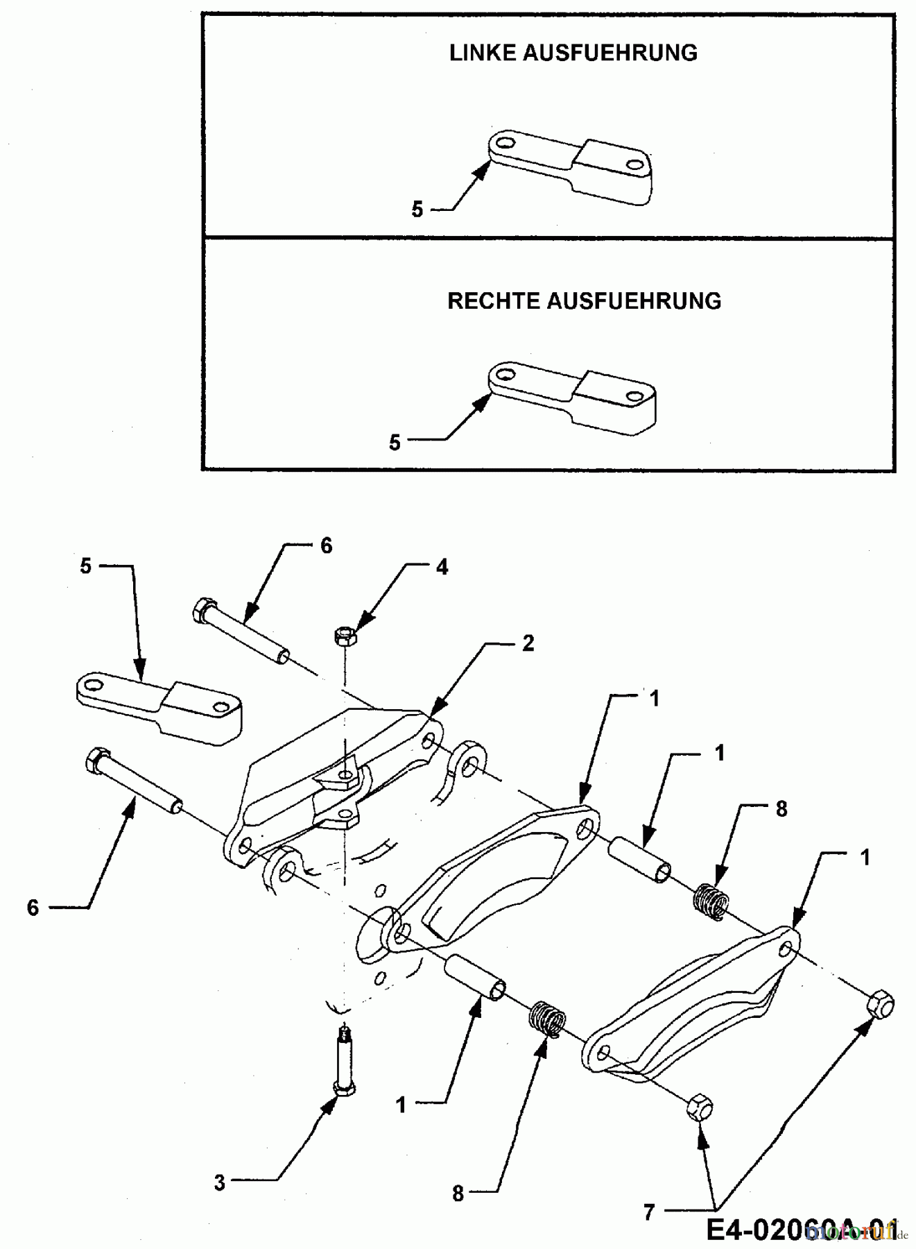  Cub Cadet Garden tractors HDS 3185 14A-665-100  (1998) Brake