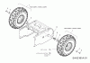 MTD M 56 31B-32AD678 (2016) Listas de piezas de repuesto y dibujos Wheels