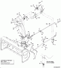 MTD Accessories Snow throwers for CC 3000 SD series (45"/114cm) 190-353-100 (2004) Listas de piezas de repuesto y dibujos Discharge chute