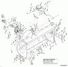 MTD Accessories Snow throwers for CC 3000 SD series 190-353-100 (2001) Listas de piezas de repuesto y dibujos Auger housing, Cardan shaft