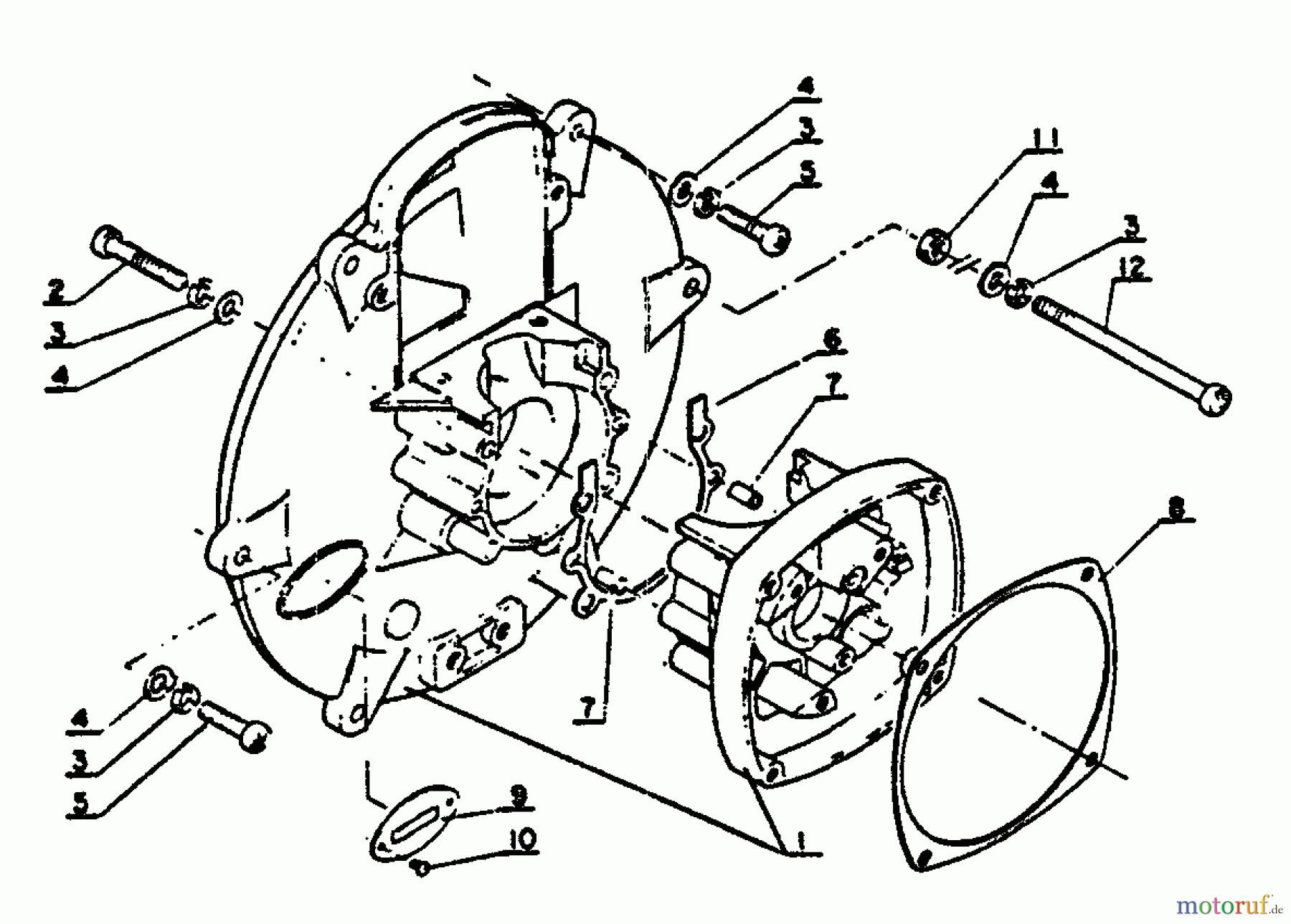  Echo Bläser / Sauger / Häcksler / Mulchgeräte	 PB-202 - Echo Hand Held Blower, S/N: 001001 - 0040501 Crankcase