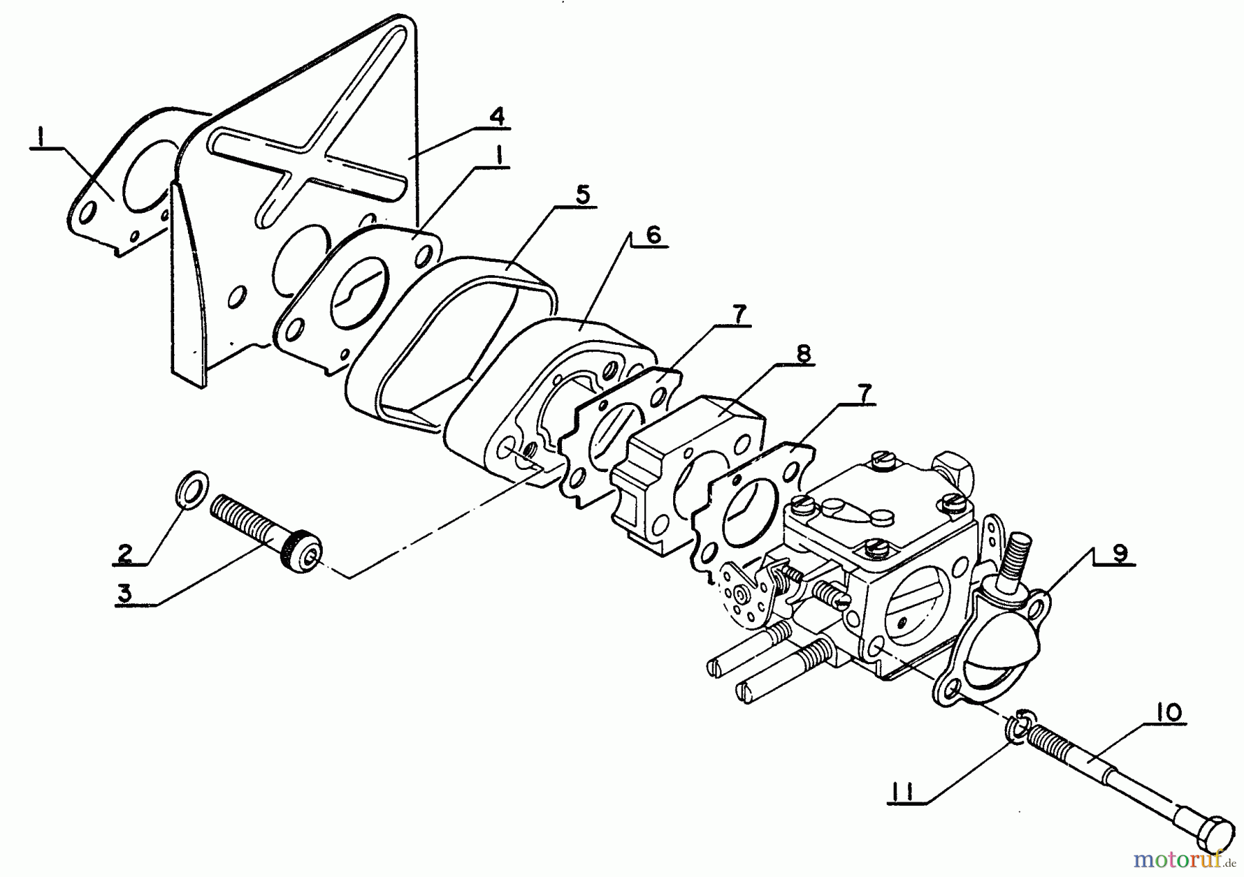  Echo Sägen, Kettensägen CS-60S - Echo Chainsaw, S/N: 0059501 - 999999 Insulator