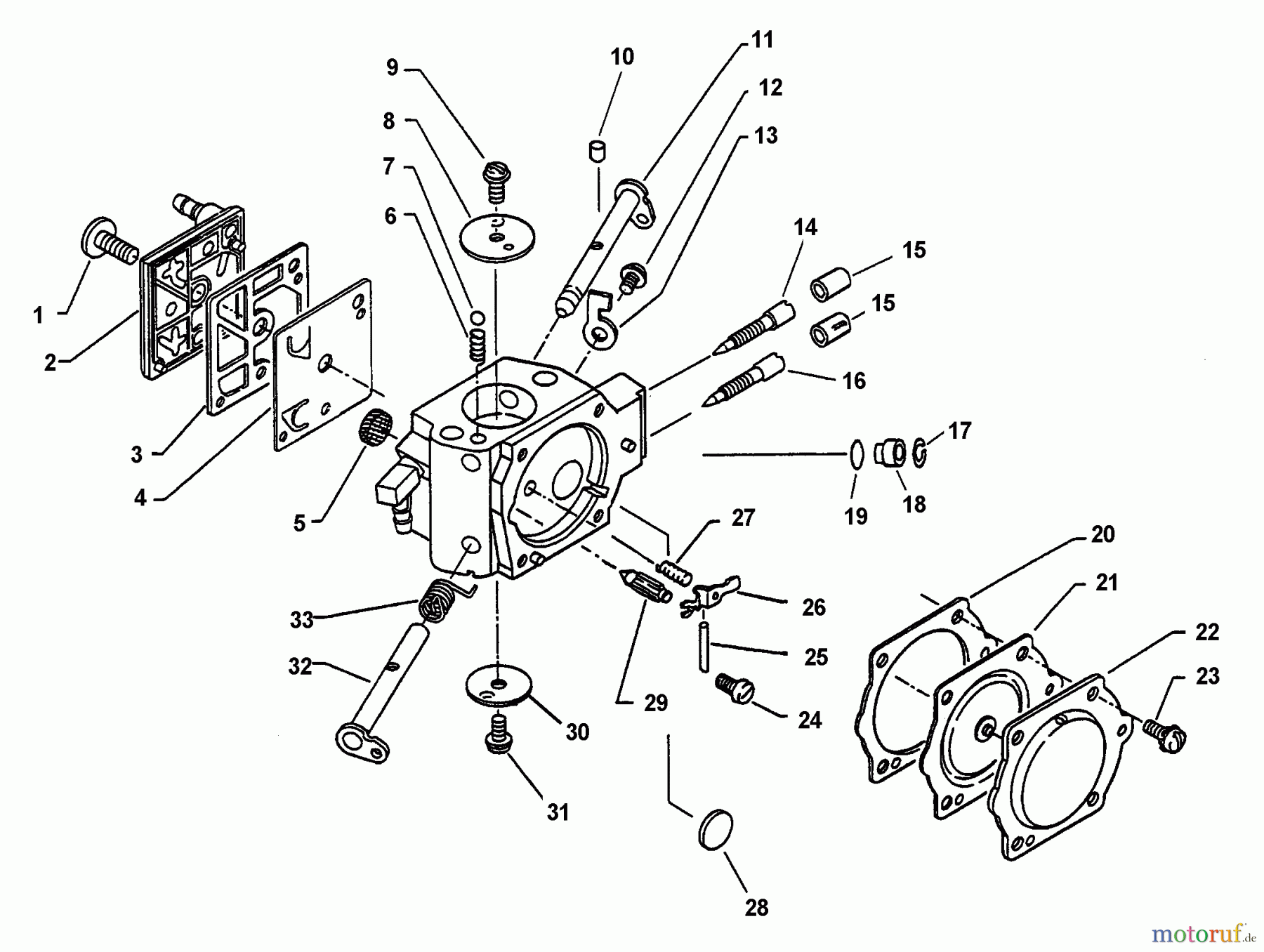  Echo Trennsägen CSG-6700 - Echo Cut-Off Saw (Type 1E) Carburetor