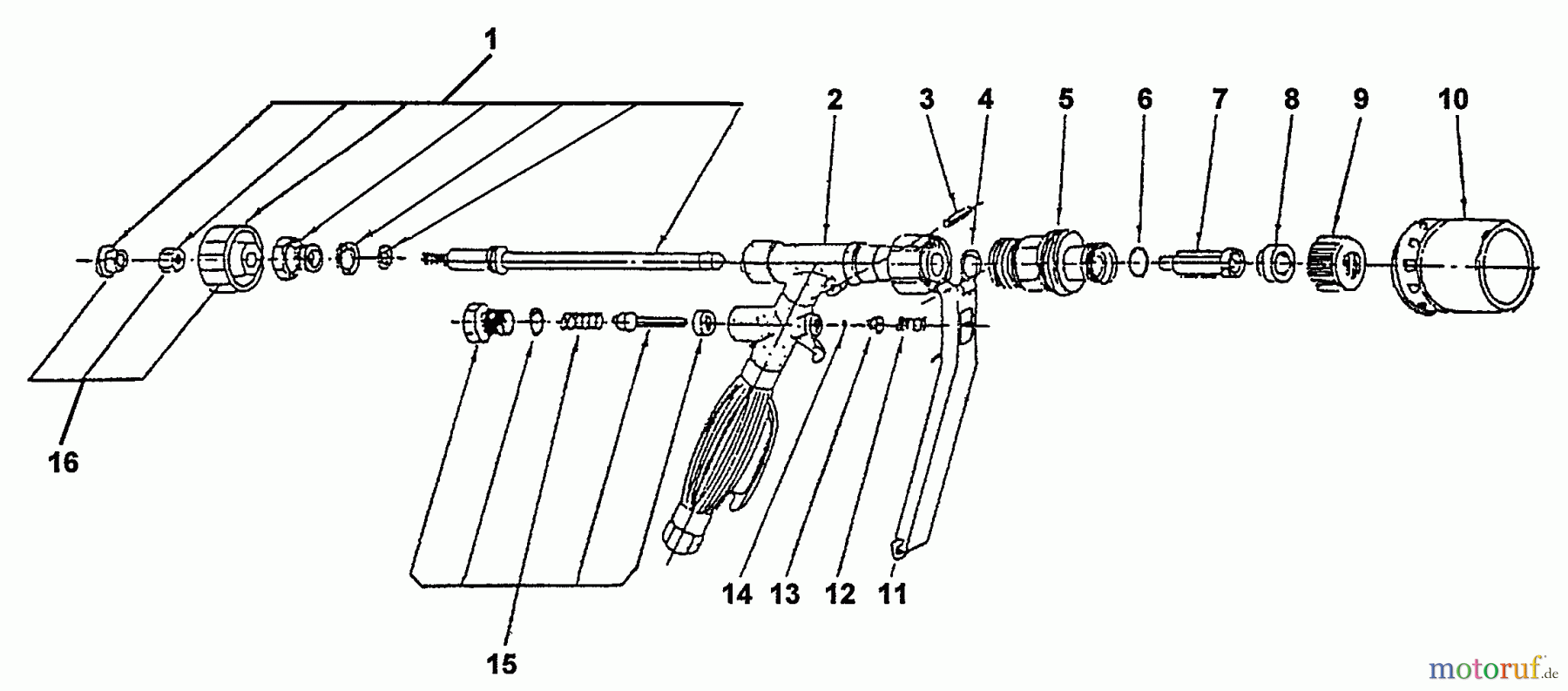  Echo Pflanzenschutzspritzen SHR-200E - Echo Power Sprayer Pistol Grip Spray Module P/N 2240010611