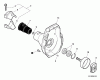 Echo SRM-211U - String Trimmer/Brush Cutter, S/N:09001001 - 09999999 Listas de piezas de repuesto y dibujos Fan Case, Clutch