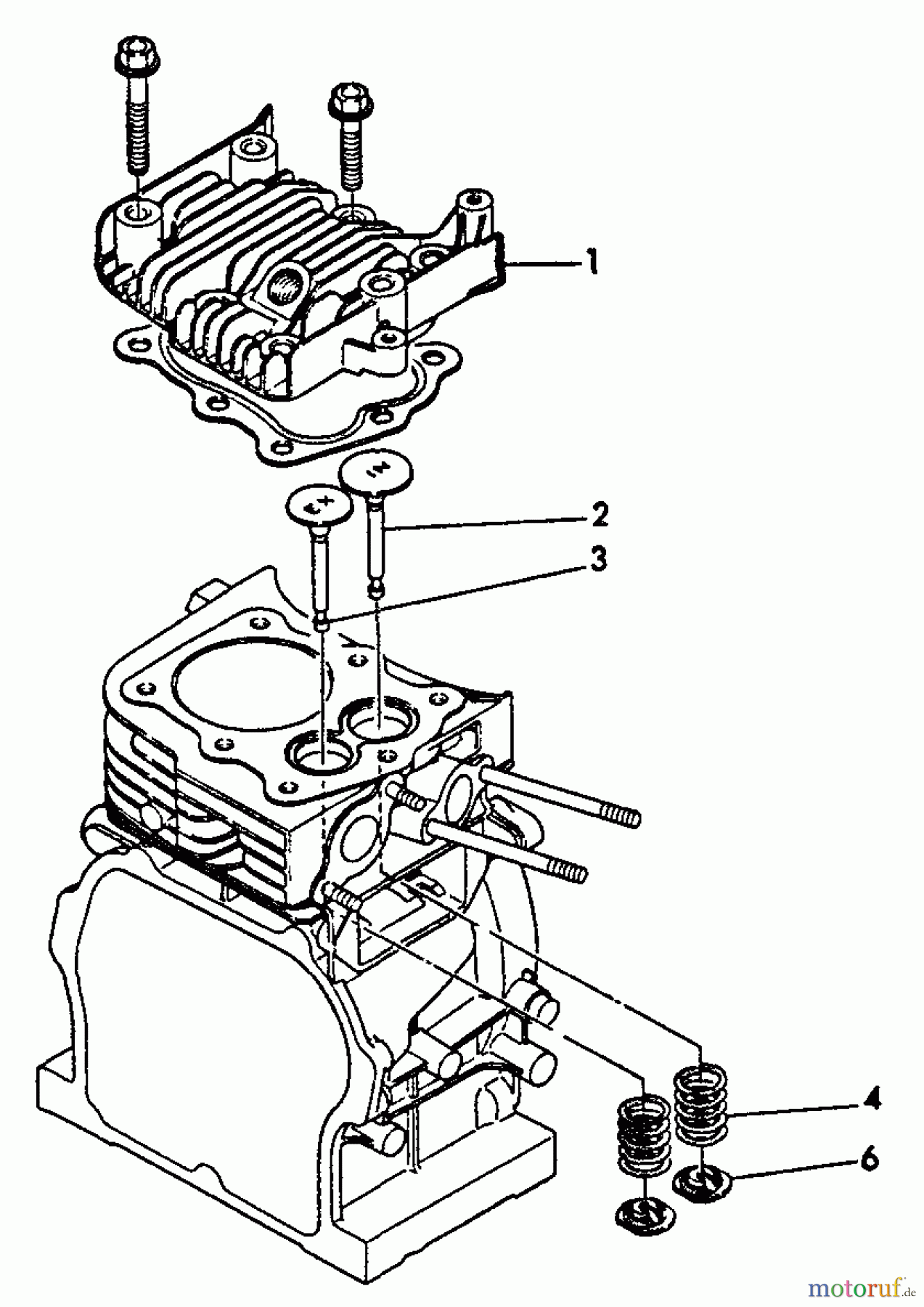  Echo Wasserpumpen WP-2000 - Echo Water Pump, S/N: A1010 - A9999 Cylinder Head