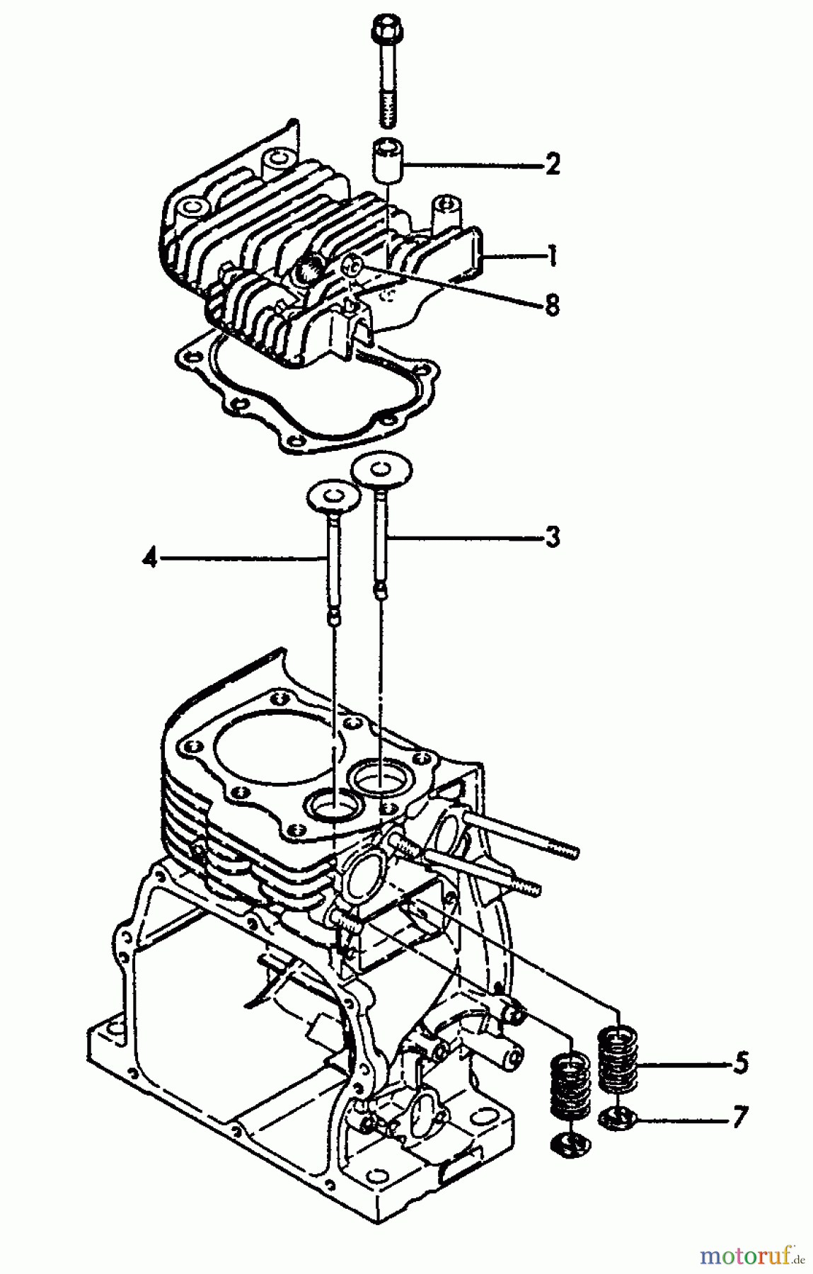  Echo Wasserpumpen WP-3000 - Echo Water Pump, S/N: F7299 - F9999 Cylinder Head