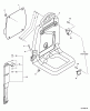 Echo PB-611 - Back Pack Blower, S/N: 02001001 - 02999999 Listas de piezas de repuesto y dibujos Backpack Frame, Harness