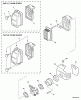 Echo PB-413T - Back Pack Blower, S/N: 10001001 - 10999999 Listas de piezas de repuesto y dibujos Intake, Cylinder Cover