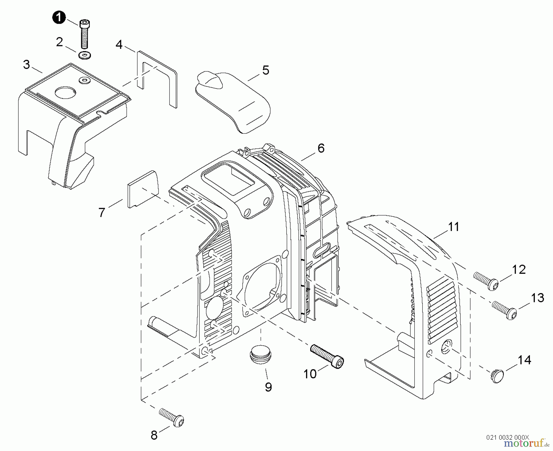  Echo Bläser / Sauger / Häcksler / Mulchgeräte	 PB-760LNT - Echo Back Pack Blower, Engine Cover, Muffler Cover