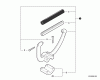 Echo PE-311 - Edger, S/N: 09001001 - 09999999 Listas de piezas de repuesto y dibujos Loop Handle