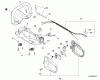 Echo HC-185 - Hedge Trimmer, S/N: S69511001001 - S69511999999 Listas de piezas de repuesto y dibujos Handles, Frame, Throttle Control  S/N: S69511001001 - S69511002064