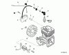 Echo SRM-265S - String Trimmer, S/N: S70411001001 - S70411999999 Listas de piezas de repuesto y dibujos Flywheel, Ignition