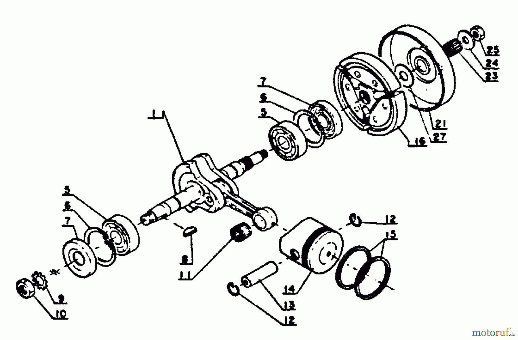  Echo Sägen, Kettensägen CS-302 - Echo Chainsaw Clutch