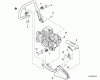 Echo CS-310 - Chainsaw, S/N: C04511001001 - C04511999999 Listas de piezas de repuesto y dibujos Handles, Throttle Control