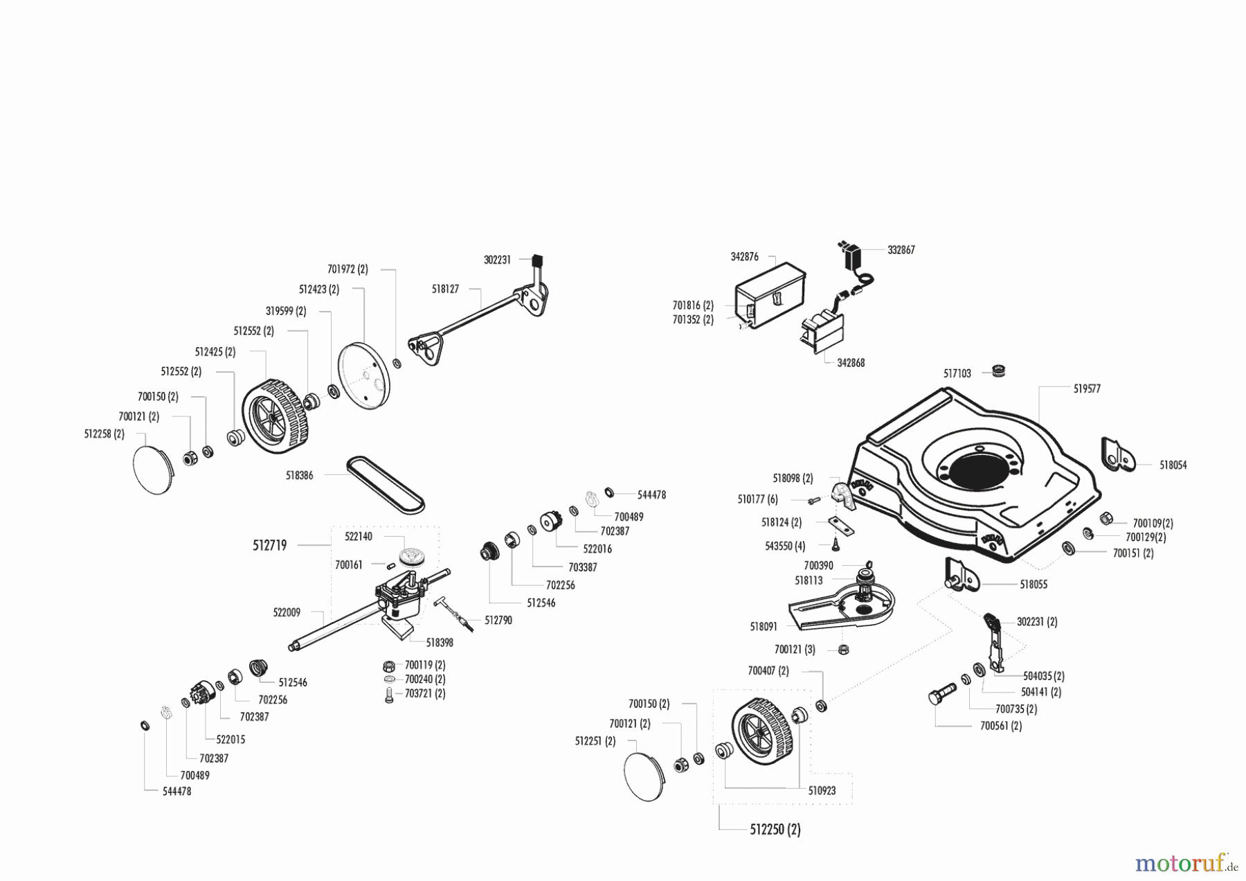  AL-KO Gartentechnik Benzinrasenmäher Turbo Silent HRE 00/0 - 04/1994 Seite 6