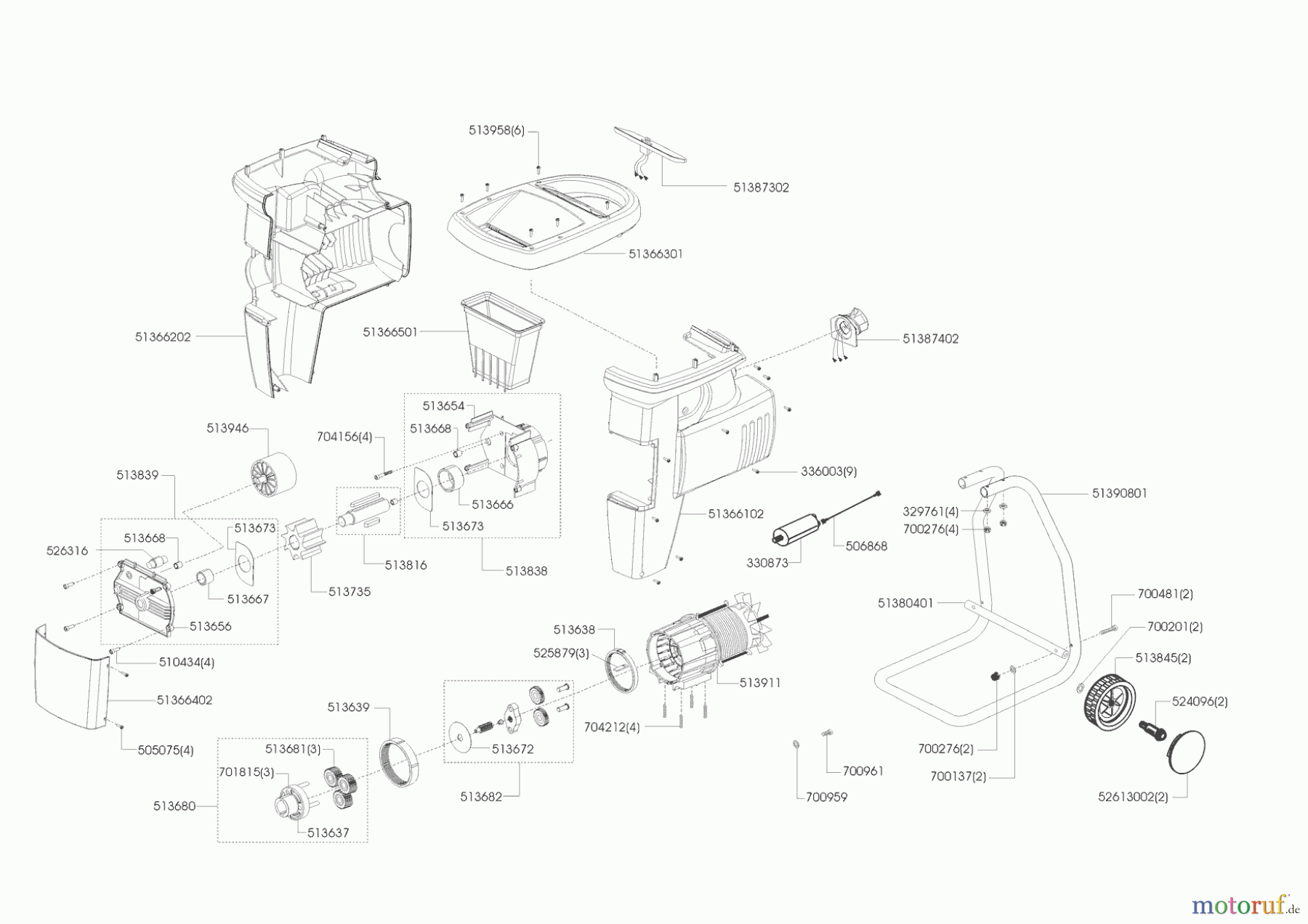  AL-KO Gartentechnik Leisehäcksler TOPPOWER 3500 vor 12/1999 Seite 1