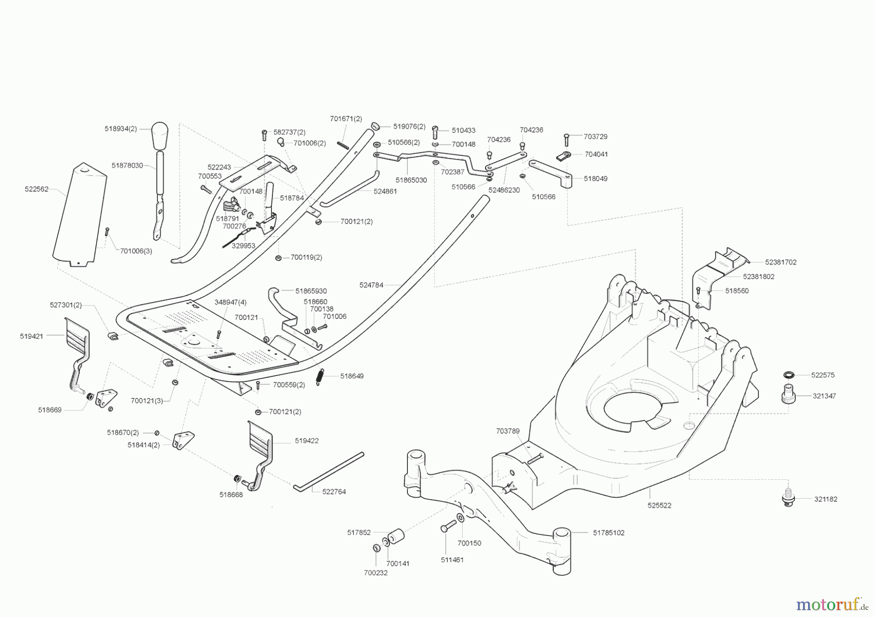  AL-KO Gartentechnik Aufsitzmäher Ride on 620 HVC  ab 00/0 Seite 1