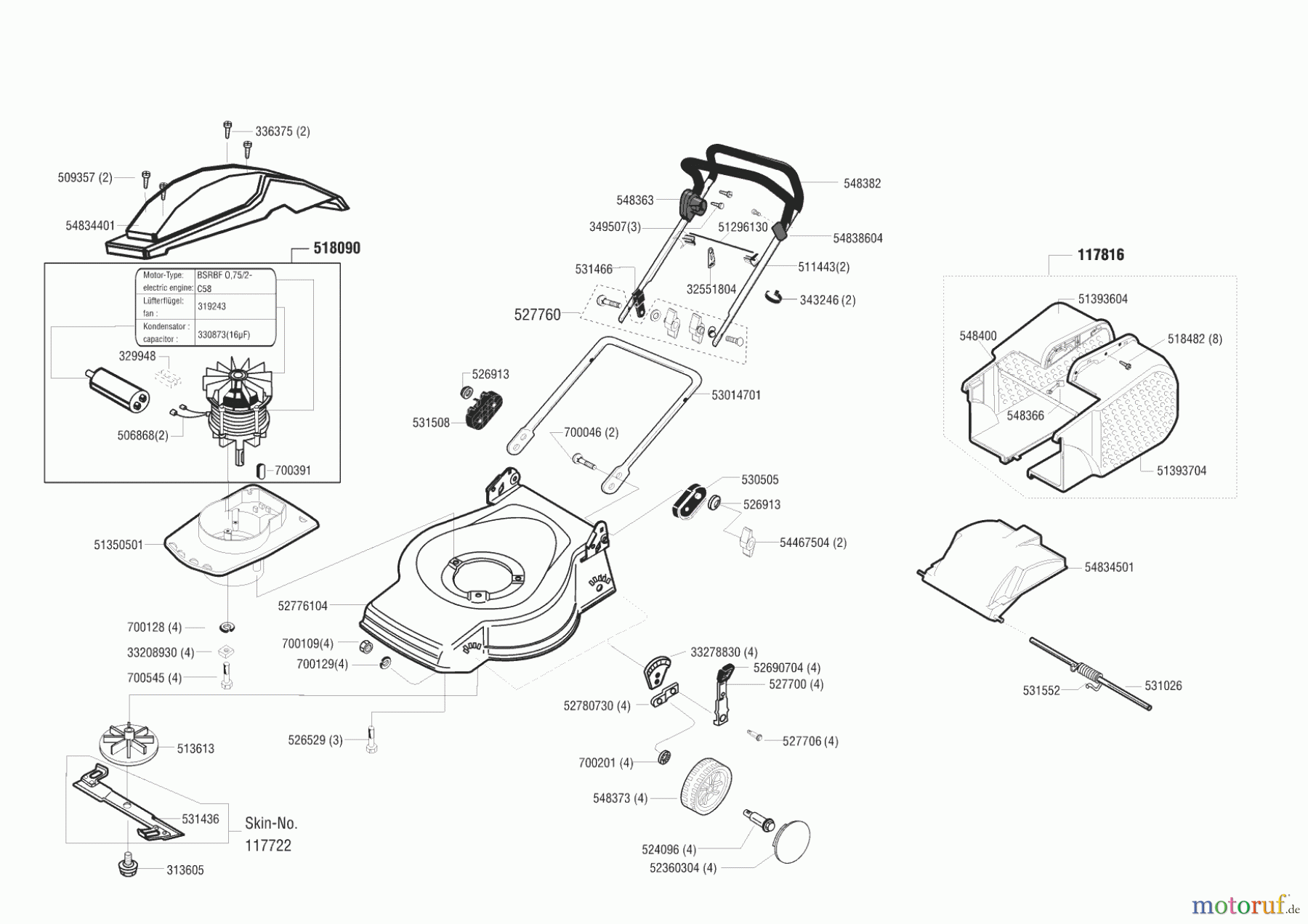  AL-KO Gartentechnik Elektrorasenmäher Comfort 47 E vor 01/2001 Seite 1