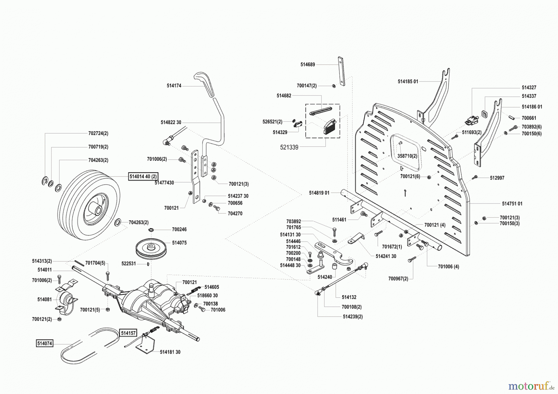  AL-KO Gartentechnik Rasentraktor T 10 vor 12/2001 Seite 3