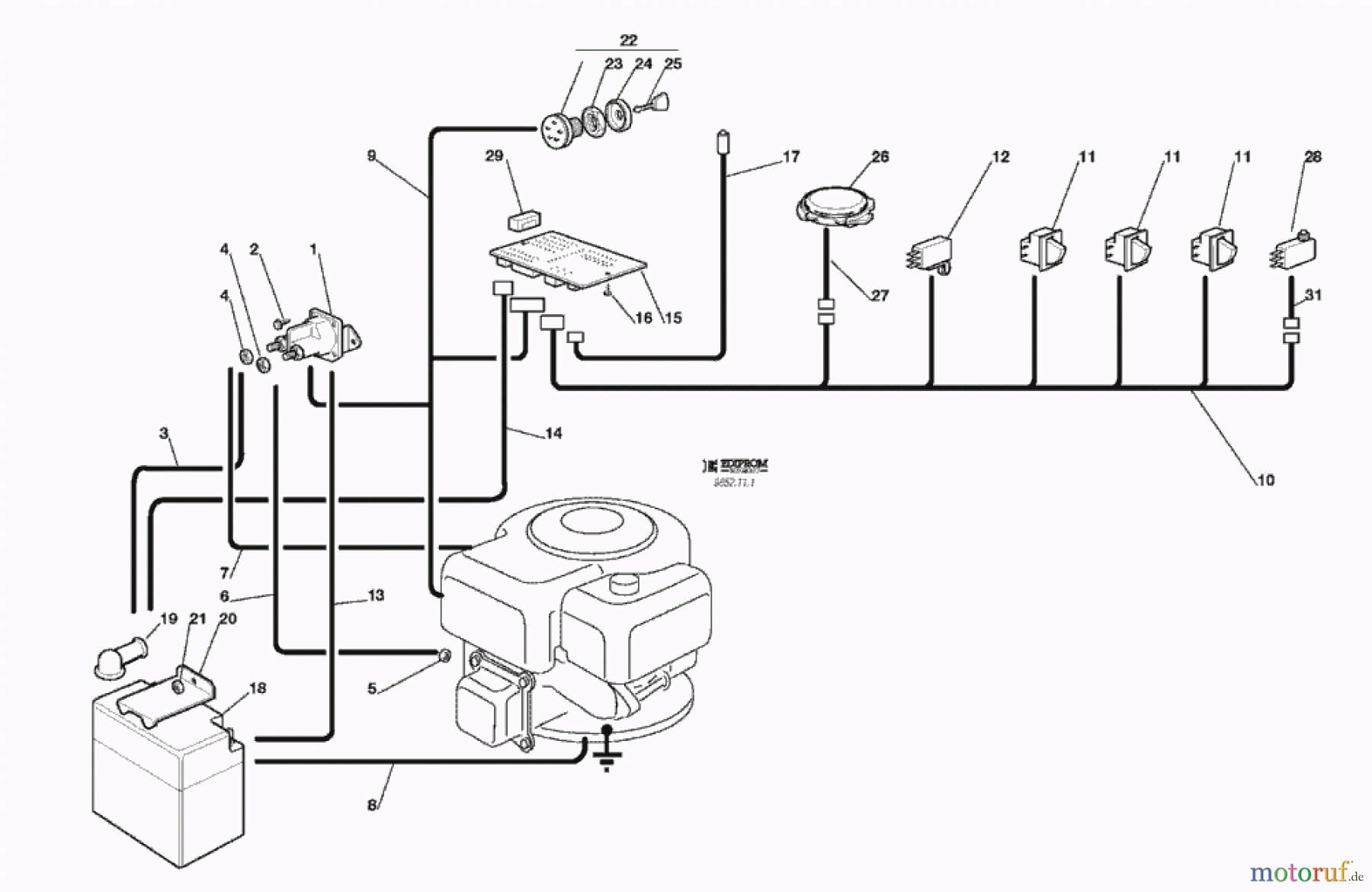  Solo by AL-KO Gartentechnik Aufsitzmäher 555 / 555 Hydro 1999 1999 Seite 14