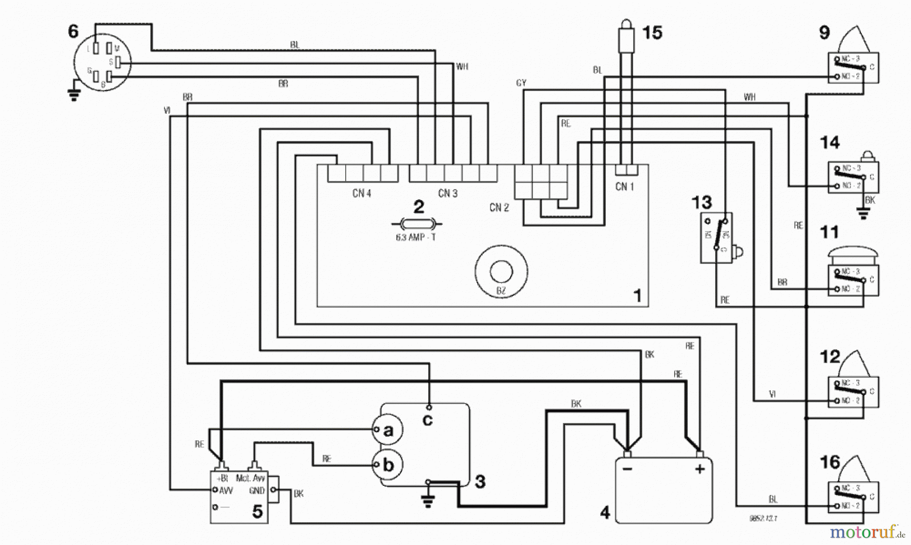  Solo by AL-KO Gartentechnik Aufsitzmäher 555 / 555 Hydro 1999 1999 Seite 17