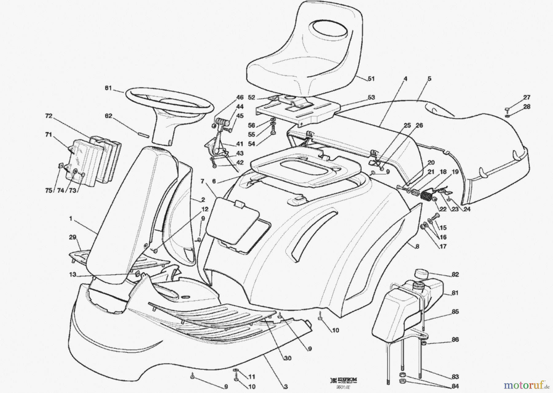  Solo by AL-KO Gartentechnik Aufsitzmäher 555 / 555 Hydro 2000 2000 Seite 2