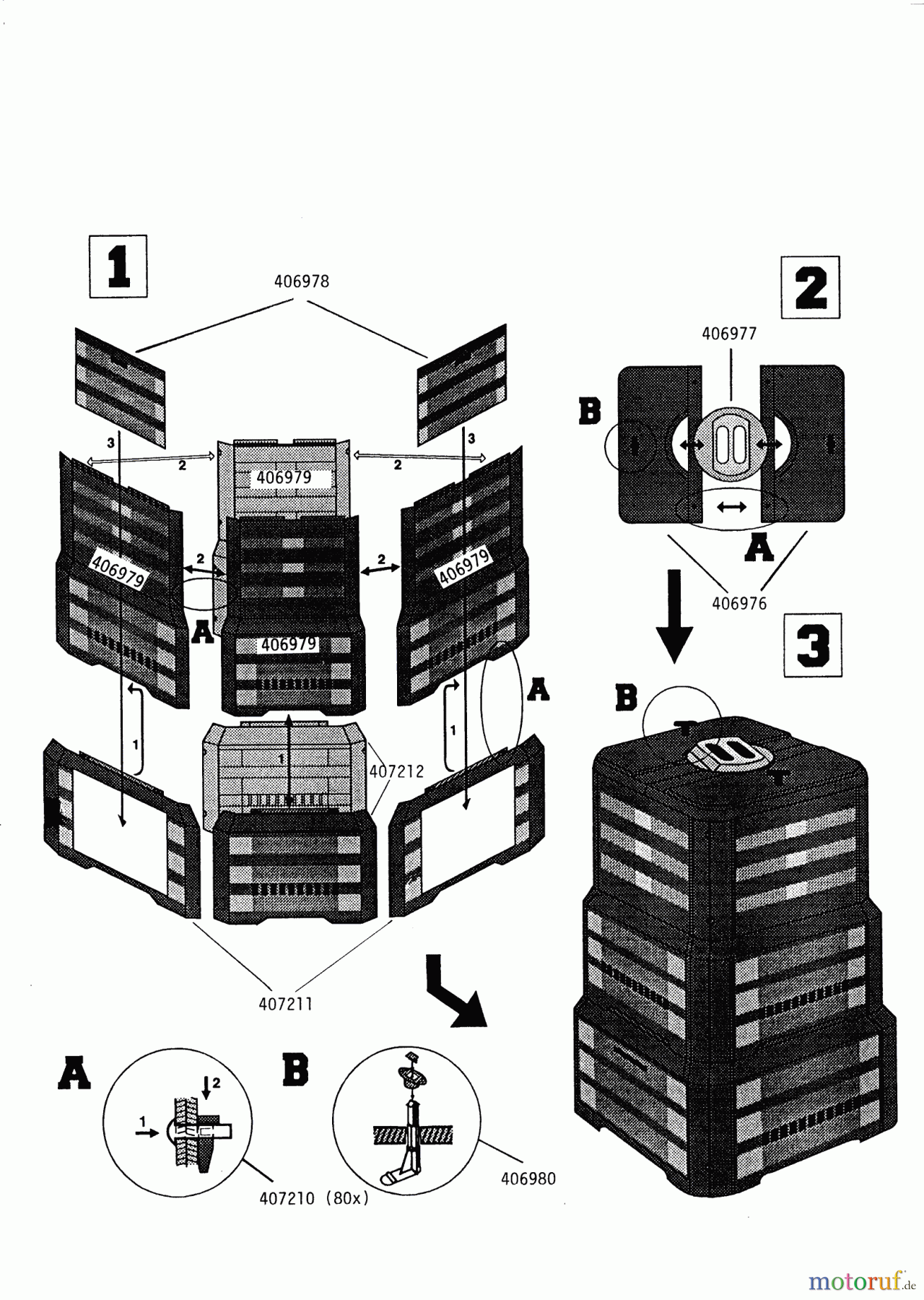  AL-KO Gartentechnik Komposter Composter 390 Seite 1