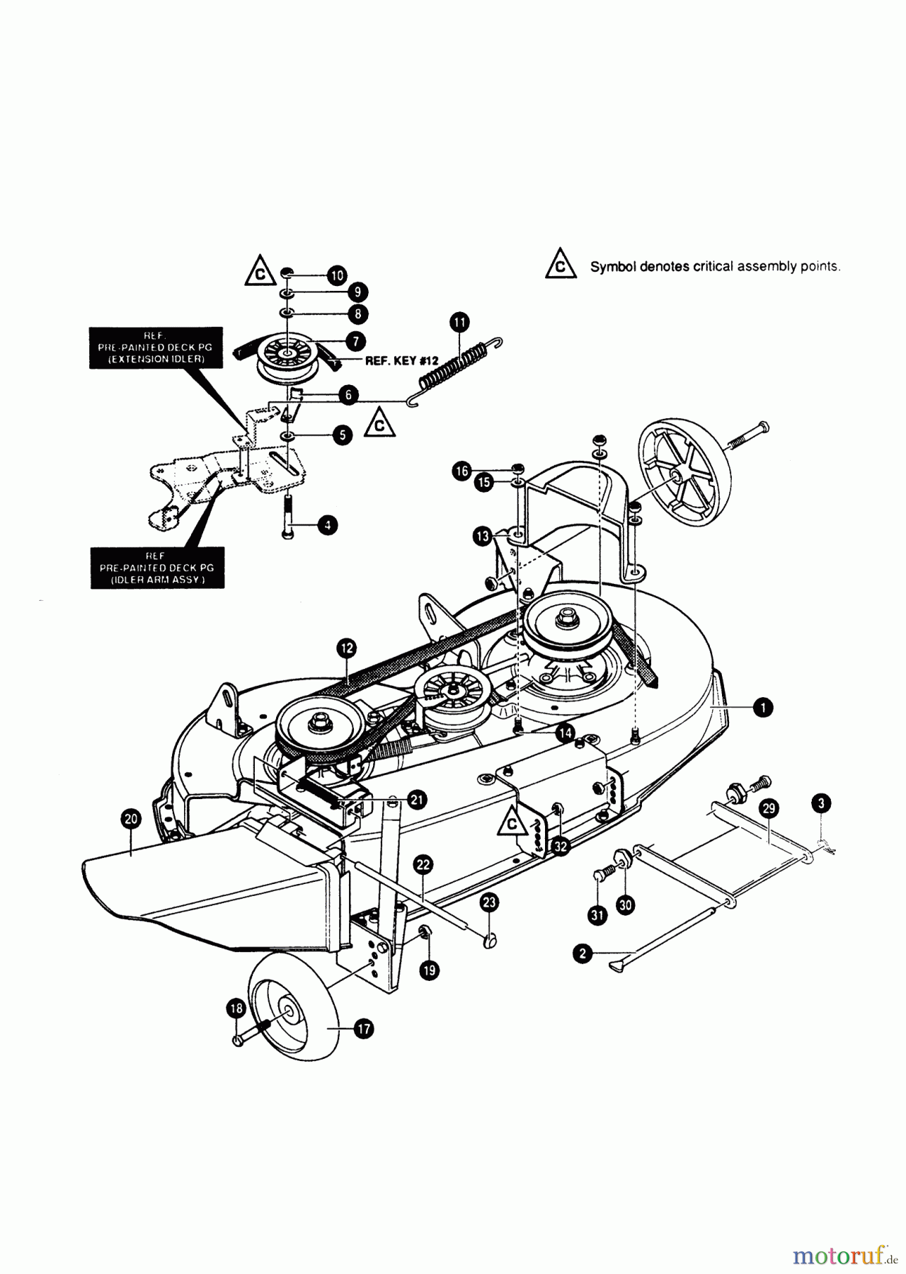  AL-KO Gartentechnik Rasentraktor T 13/102 SD ab 01/1996 Seite 11