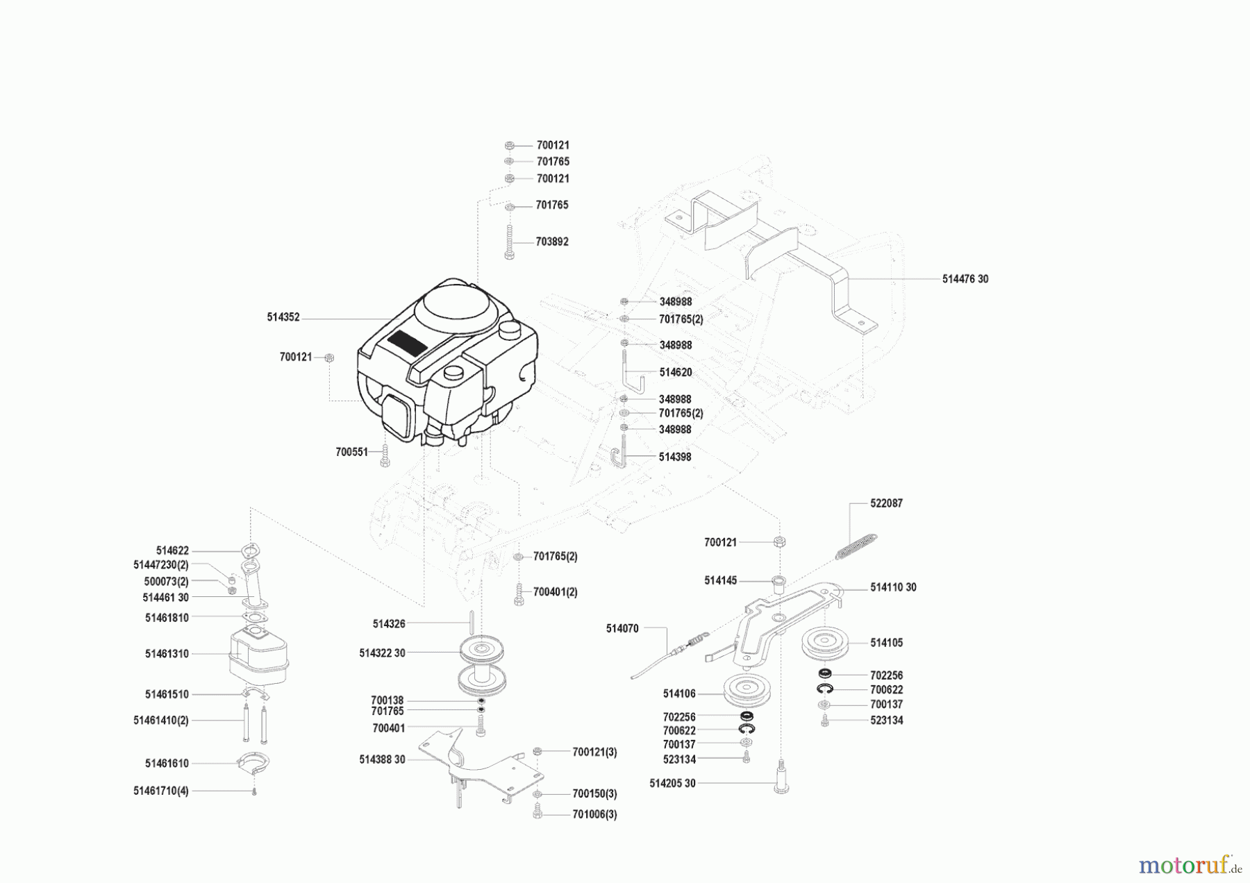  AL-KO Gartentechnik Rasentraktor T 13-85 HD-H Eurocl. ab 06/1998 Seite 4