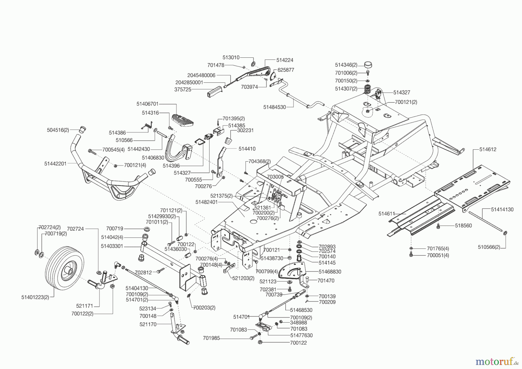  Solo by AL-KO Gartentechnik Rasentraktor 574  02/2001 Seite 2