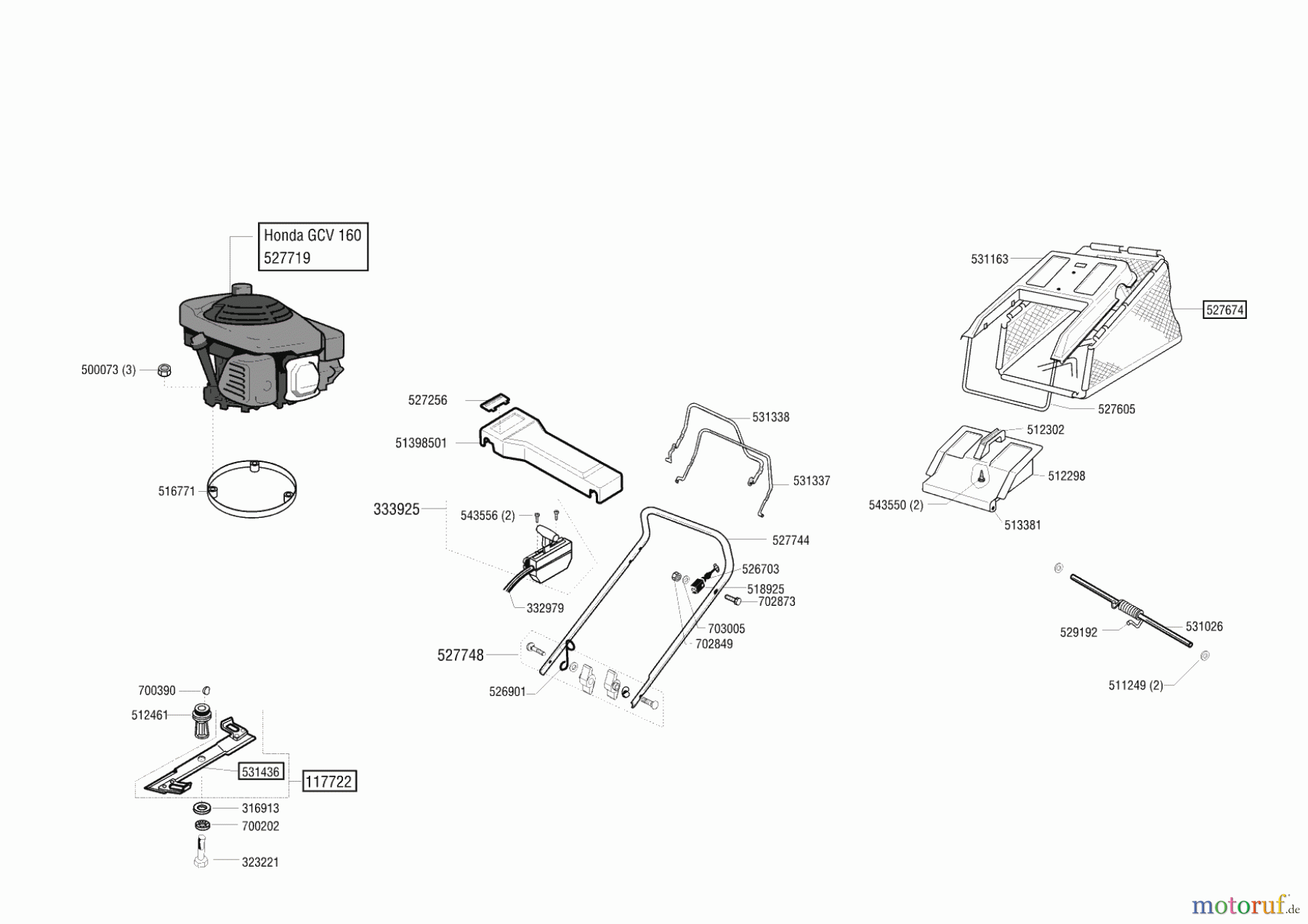  Euro Line Gartentechnik Benzinrasenmäher 4700 HR  ab 01/2002 Seite 1