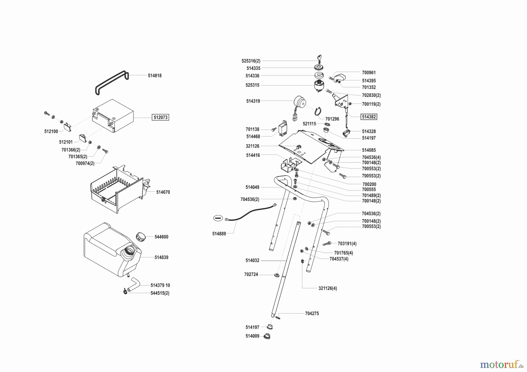  Concord Gartentechnik Rasentraktor T14-85 HD ab 09/2002 Seite 6