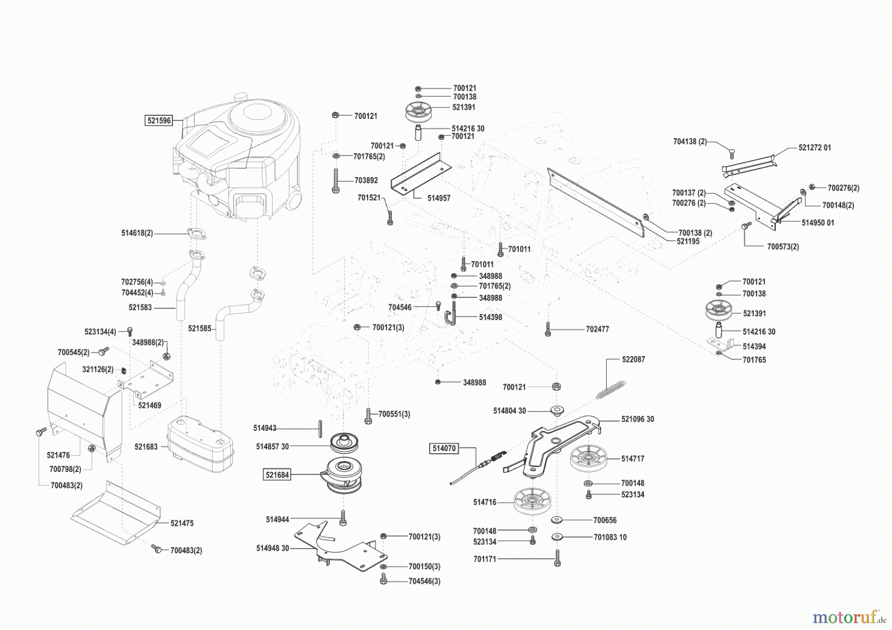  AL-KO Gartentechnik Rasentraktor T18-102 HDE Lux HVC 09/2002 - 02/2006 Seite 4